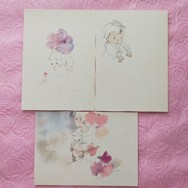 いわさきちひろのせかい 絵はがき
