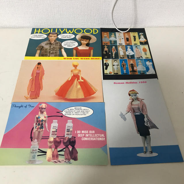 Barbie(バービー)のまとめ売り　バービー  ポストカード 5枚 エンタメ/ホビーのコレクション(使用済み切手/官製はがき)の商品写真