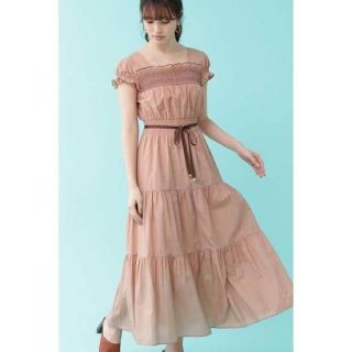 ジルバイジルスチュアート(JILL by JILLSTUART)のJILL BY JILLSTUART クラフトステッチマキシワンピース(ロングワンピース/マキシワンピース)