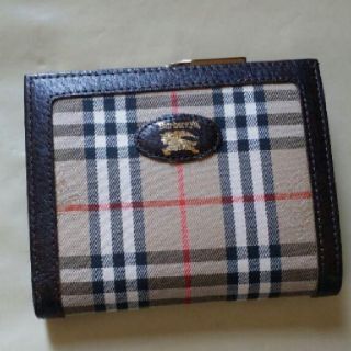 バーバリー(BURBERRY)のがま口財布 折り畳み財布 バーバリー(財布)