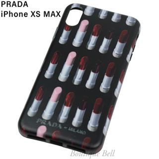 【PRADA】プラダ リップスティックプリント iPhoneXSMAXケース