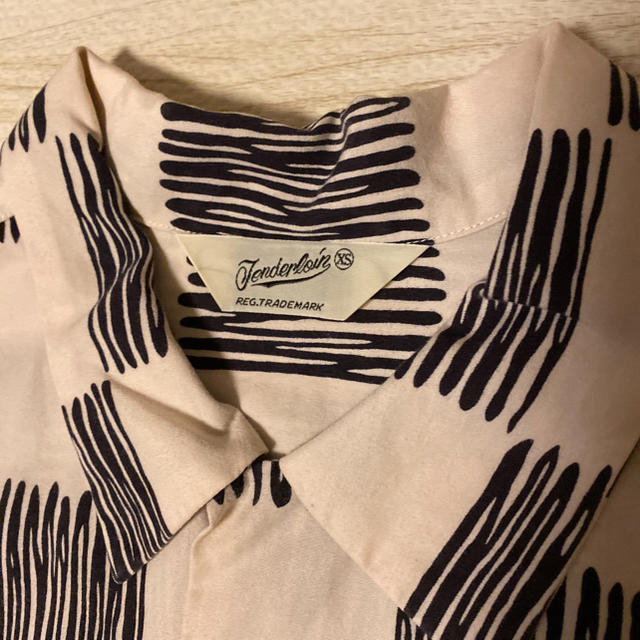 TENDERLOIN(テンダーロイン)のTENDERLOIN 長袖シャツ チェッカー 黒白 XS メンズのトップス(シャツ)の商品写真