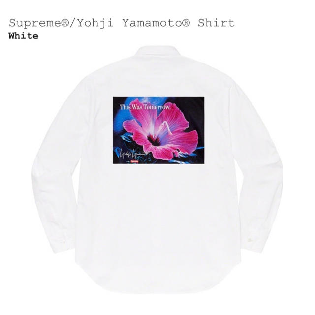 【M】Supreme Yohji Yamamoto Shirt Whiteトップス