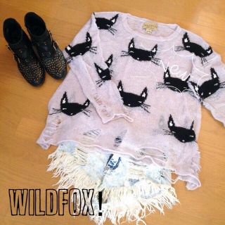 キットソン(KITSON)のWILD FOX☆ネコニット(ニット/セーター)