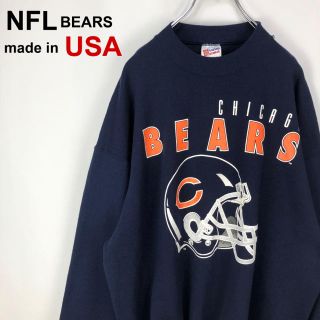 ヘインズ(Hanes)のNFL×ヘインズ☆USA製 シカゴベアーズ デカロゴ スウェット トレーナー(スウェット)