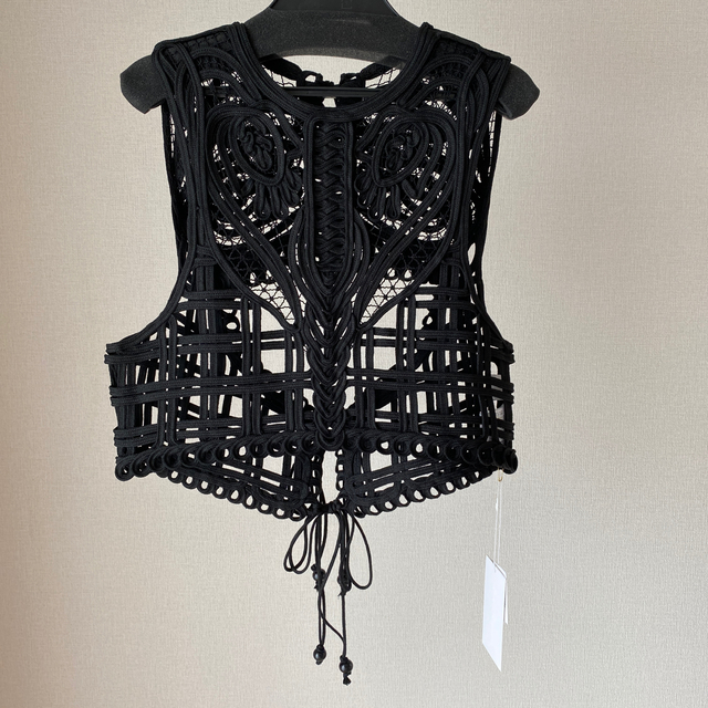 mame kurogouchi Cording Embroidery Vest | svetinikole.gov.mk