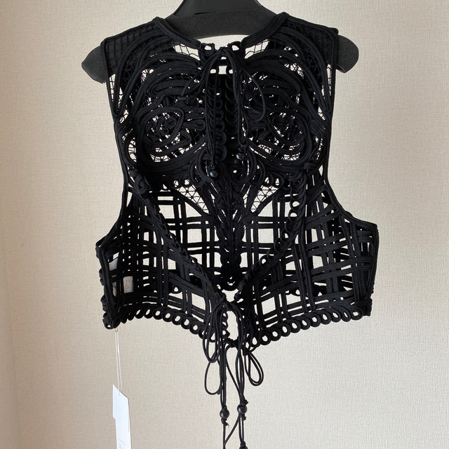 mame kurogouchi Cording Embroidery Vest | svetinikole.gov.mk