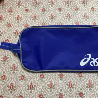 アシックス(asics)のアシックスシューズケース(ブルー)(その他)