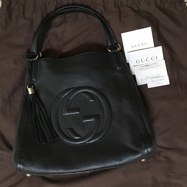 Gucci(グッチ)のグッチ　ソーホー バック　くるみ様ご専用です レディースのバッグ(ショルダーバッグ)の商品写真