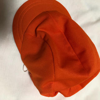 カラー帽子　オレンジ(帽子)