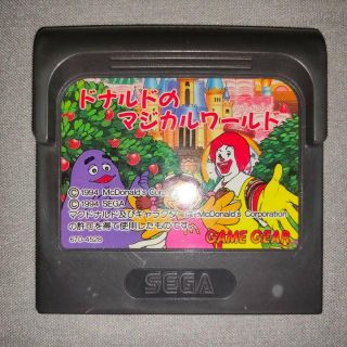 セガ(SEGA)のドナルドのマジカルワールド（ゲームギアソフト）(携帯用ゲームソフト)