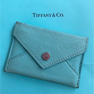 ティファニー(Tiffany & Co.)のTiffany & Co ティファニー ブルー　カードケース　ショッパー　紙袋(名刺入れ/定期入れ)