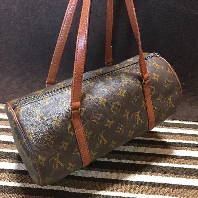 LOUIS VUITTON - 【黒猫ルイヴィトン /旧型パピヨン】モノグラム　ヴィンテージ