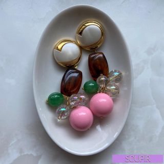 ザラ(ZARA)のハンドメイド　ピアス　aporo pierce(ピアス)