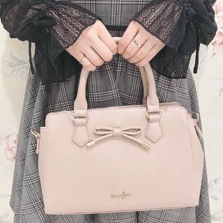 エブリン(evelyn)の持ってるだけで可愛い2wayリボンバッグ♡ショルダーバッグに♡ハンドバッグに♡(トートバッグ)