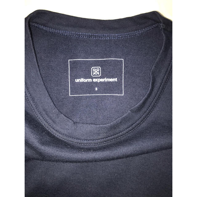 uniform experiment(ユニフォームエクスペリメント)のユニフォームエクスペリメント SIDE VENTILATION TEE ネイビー メンズのトップス(Tシャツ/カットソー(半袖/袖なし))の商品写真