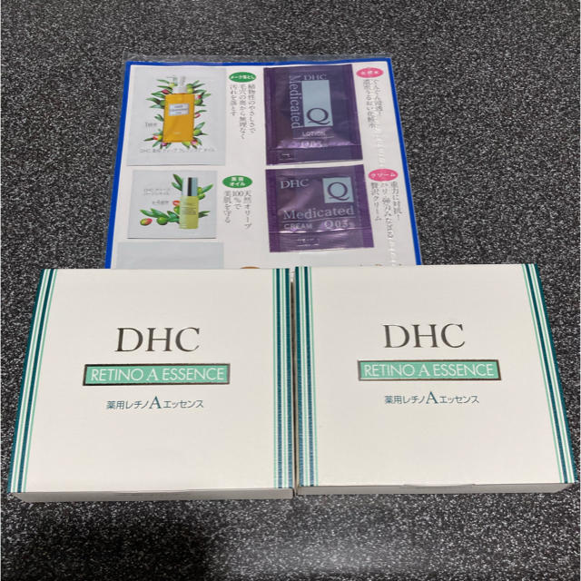 DHC(ディーエイチシー)の【新品未開封】DHC　薬用レチノAエッセンス サンプルおまけ付💖 コスメ/美容のスキンケア/基礎化粧品(美容液)の商品写真