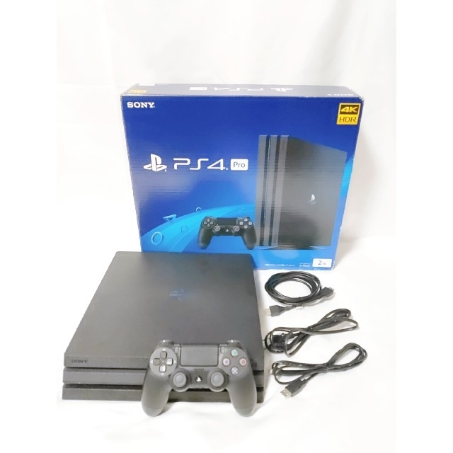 PS4 Pro最新型 CUH-7200C 2TB ジェットブラック 美品