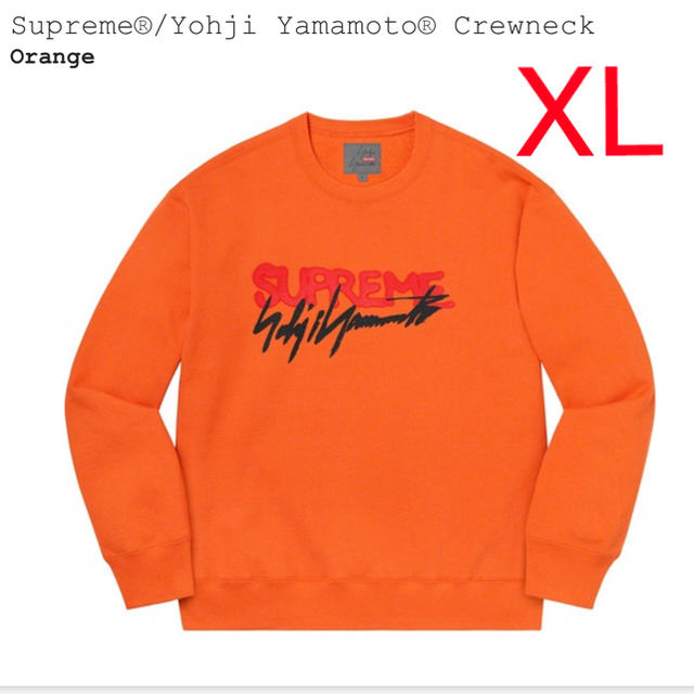 Supreme Yohji Yamamoto Crewneck Orangeスウェット