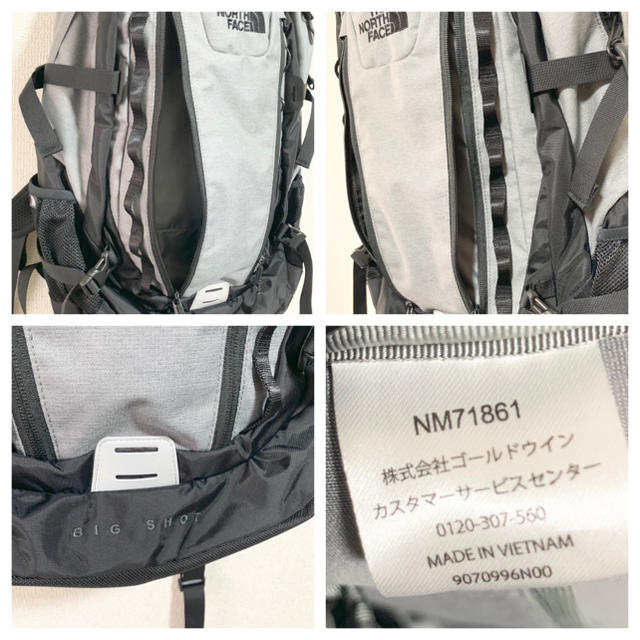 THE NORTH FACE(ザノースフェイス)の★未使用★ノースフェイス BIG SHOT グレー 黒 リュック ビッグショット メンズのバッグ(バッグパック/リュック)の商品写真