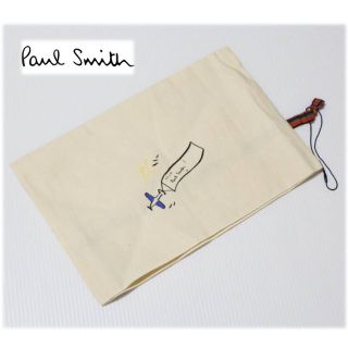 ポールスミス(Paul Smith)の 《ポールスミス》新品 巾着袋 飛行機イラスト ストライプ ベージュ(その他)