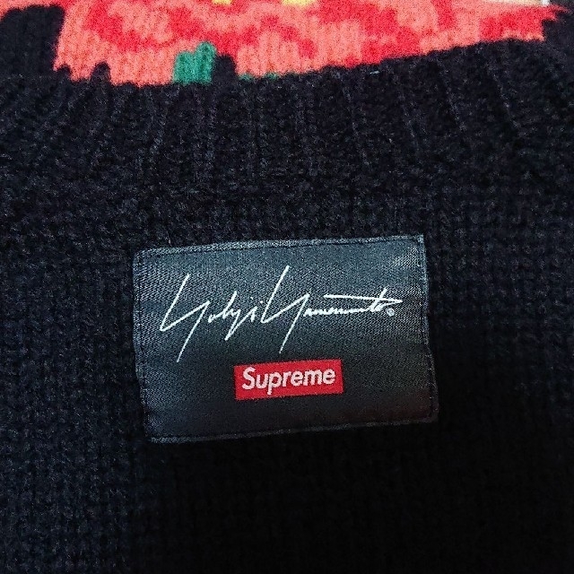 Supreme - 最安値 supreme yohji yamamoto sweater M 黒の通販 by らむ