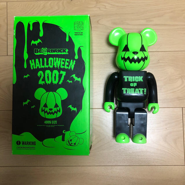 ベアブリック BE@RBRICK メディコムトイ ハロウィン 緑 400%