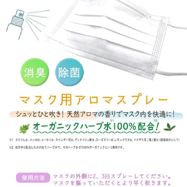 マスクスプレー フレッシュミント インテリア/住まい/日用品の日用品/生活雑貨/旅行(日用品/生活雑貨)の商品写真