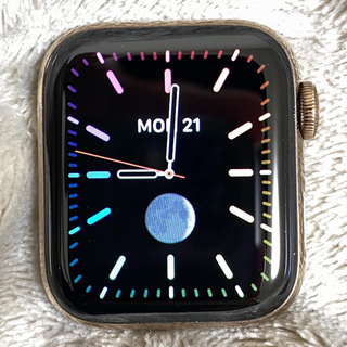 アップルウォッチ(Apple Watch)のApple Watch Series4 40mm ゴールドステンレススチール(腕時計(デジタル))