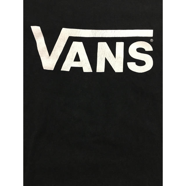 VANS(ヴァンズ)のバンズ　vans ロゴt ビッグロゴ　黒　M メンズのトップス(Tシャツ/カットソー(半袖/袖なし))の商品写真