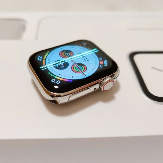 Apple(アップル)のApple Watch Series 4 Stainless Steel レディースのファッション小物(腕時計)の商品写真