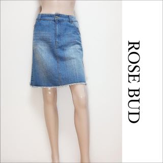 ローズバッド(ROSE BUD)のROSE BUD デニム スカート♡シップス ザラ ユナイテッドアローズ SLY(ミニスカート)