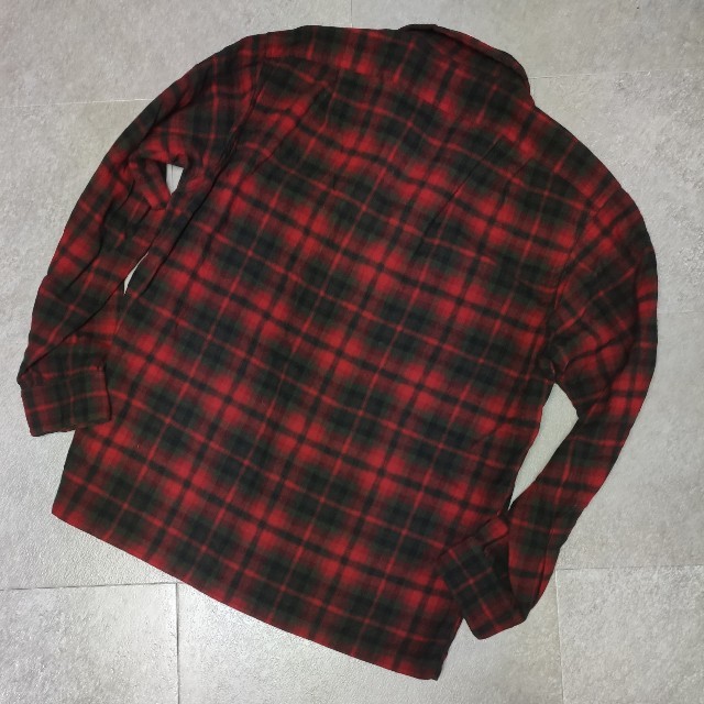 【PENDLETON】ペンドルトン バージンウールシャツ グリーン×レッド 1