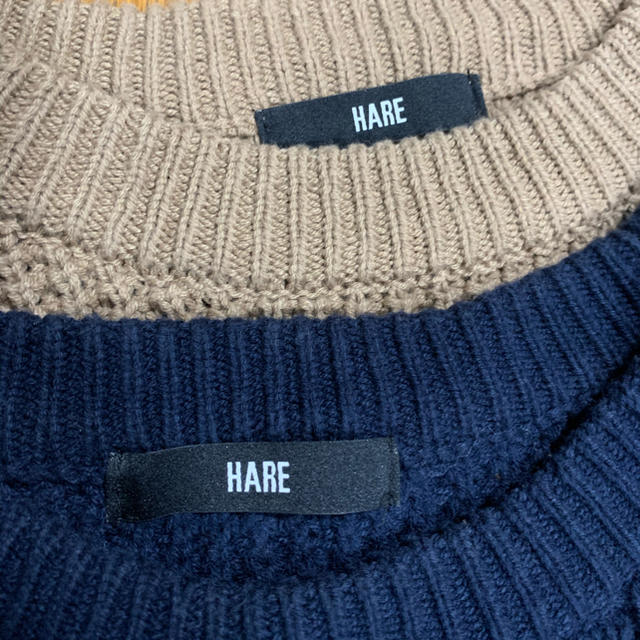 HARE(ハレ)のHARE ニットベスト　2枚セット メンズのトップス(ベスト)の商品写真