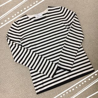 スローブイエナ(SLOBE IENA)の値下げ‼︎【美品】ボーダーカットソー 長袖 IENA UNITED ARROWS(カットソー(長袖/七分))