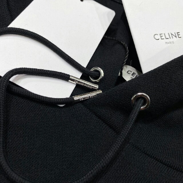 celine(セリーヌ)の最終セール中！CELINE スウェット ロゴ パーカー レディースのトップス(パーカー)の商品写真