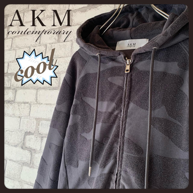 AKM(エイケイエム)の【なお様専用】AKM Contemporary/パーカー Wフルジップ 迷彩 メンズのトップス(パーカー)の商品写真