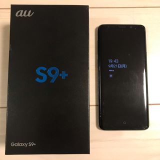 ギャラクシー(Galaxy)のGalaxy S9 ＋ plus SCV39 au  simロック解除済み 中古(スマートフォン本体)