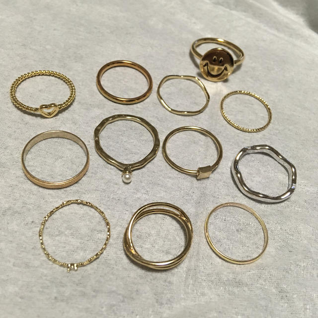 指輪　セット レディースのアクセサリー(リング(指輪))の商品写真