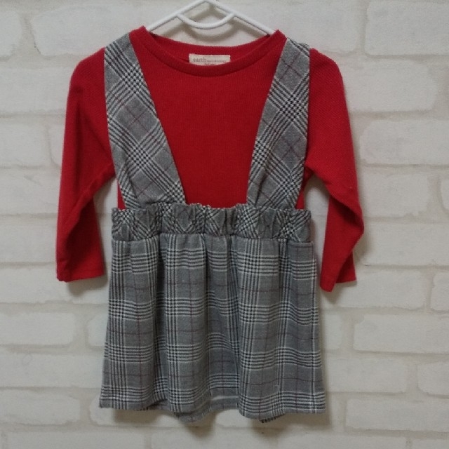 earth music & ecology(アースミュージックアンドエコロジー)のearth music&ecology  ワンピース♪ 90cm キッズ/ベビー/マタニティのキッズ服女の子用(90cm~)(ワンピース)の商品写真