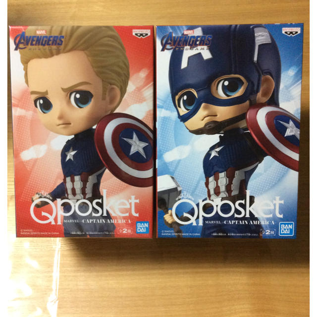 BANPRESTO(バンプレスト)のQposket CAPTAIN AMERICA セット エンタメ/ホビーのフィギュア(アメコミ)の商品写真