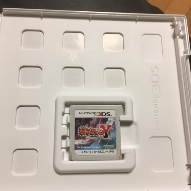 ニンテンドー3DS(ニンテンドー3DS)のポケットモンスター Y  説明シート付き エンタメ/ホビーのゲームソフト/ゲーム機本体(家庭用ゲームソフト)の商品写真