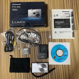 パナソニック(Panasonic)のデジカメLUMIX FX40シルバー(コンパクトデジタルカメラ)