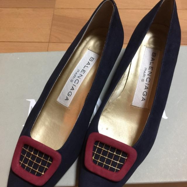 BALENCIAGA - BALENCIAGA　スエード調パンプス　34　1/2
