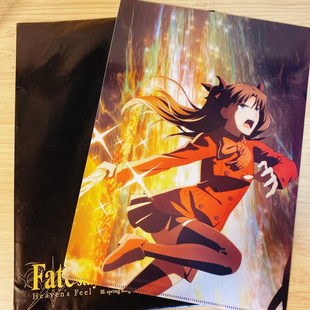 劇場版 Fate Heaven's_Feel 特典クリアファイル 黒桜＆凛 エンタメ/ホビーのアニメグッズ(クリアファイル)の商品写真