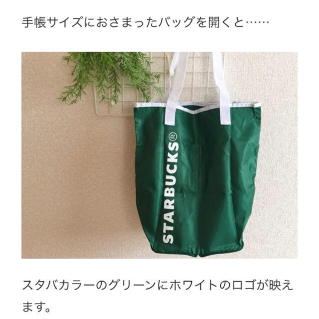 スターバックス ★ カーティス・クリグ グリーン エコバッグ