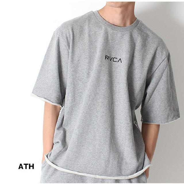 RVCA(ルーカ)の♡かるび♡様専用ルーカ　チビロゴ スウェット T グレーとホワイト メンズのトップス(Tシャツ/カットソー(半袖/袖なし))の商品写真