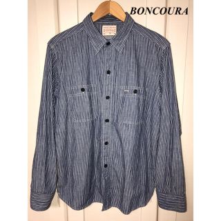 BONCOURA ボンクラ　ワーク　シャツ　38(シャツ)