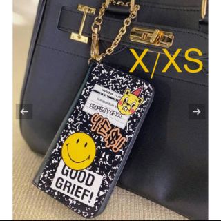 ドゥーズィエムクラス(DEUXIEME CLASSE)のまるこ様専用　SMILE patched iphone cover(iPhoneケース)