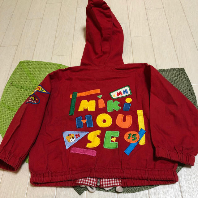 mikihouse(ミキハウス)のミキハウス オールド フード アウター ジャケット キッズ/ベビー/マタニティのキッズ服男の子用(90cm~)(ジャケット/上着)の商品写真